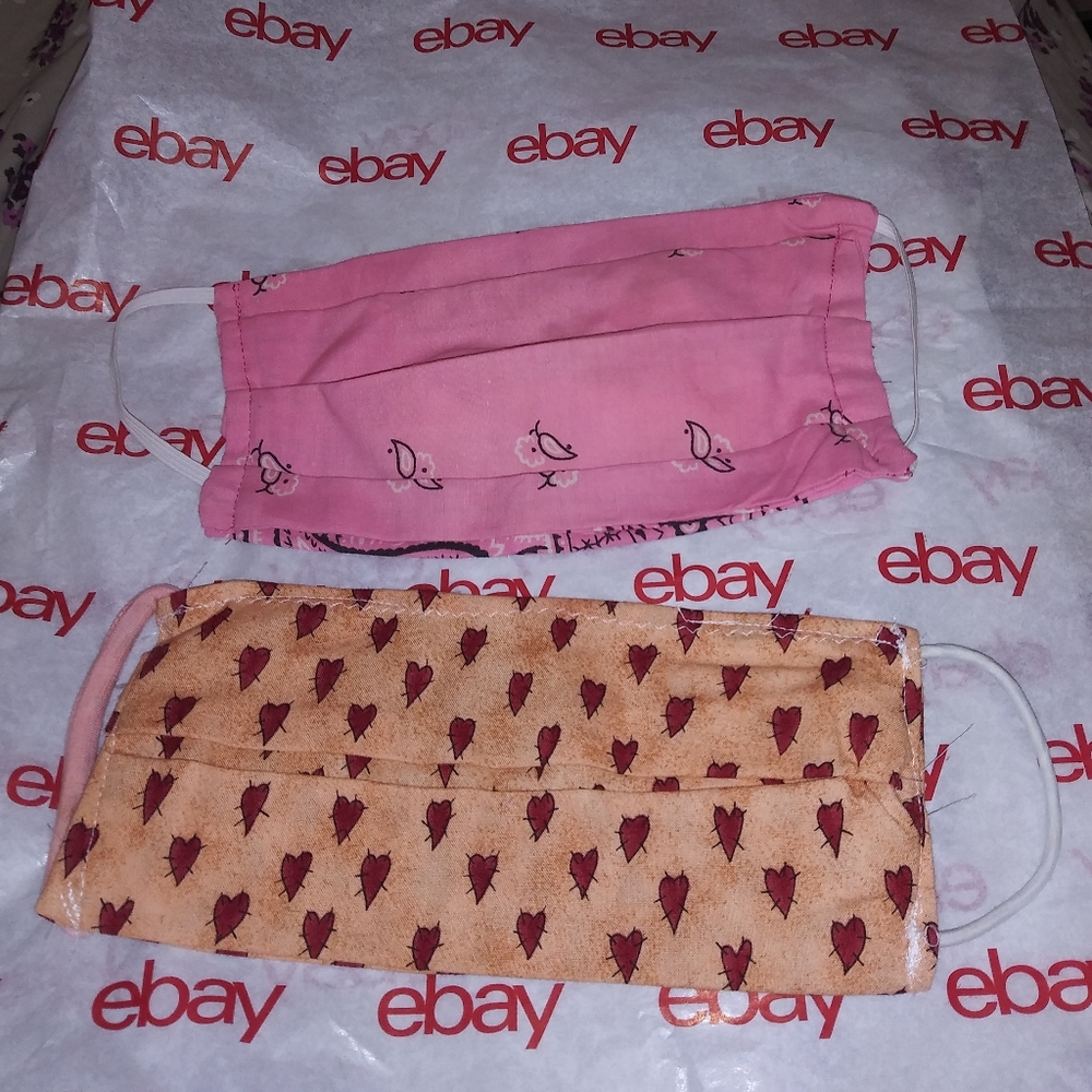 1 Filtered + 1 Unfiltered CLOTH Face Mask BANDANAS